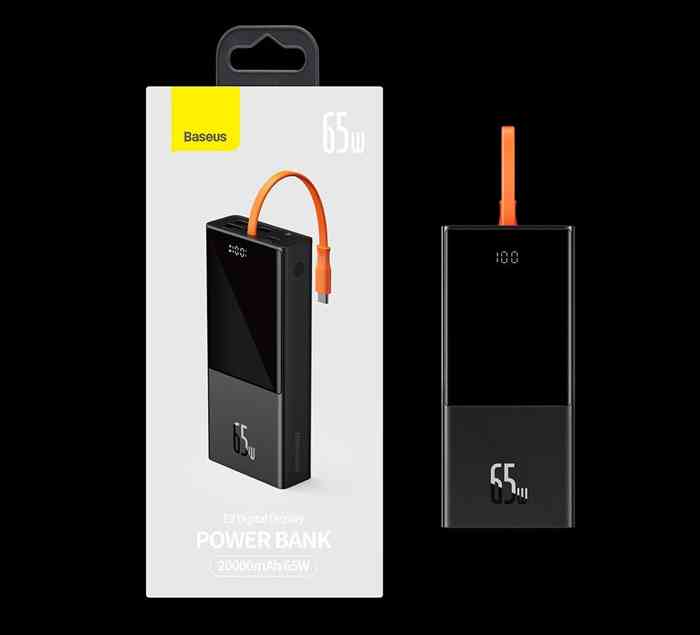 Baseus Elf Digital Display Fast Charging Power Bank 20000mAh 65W